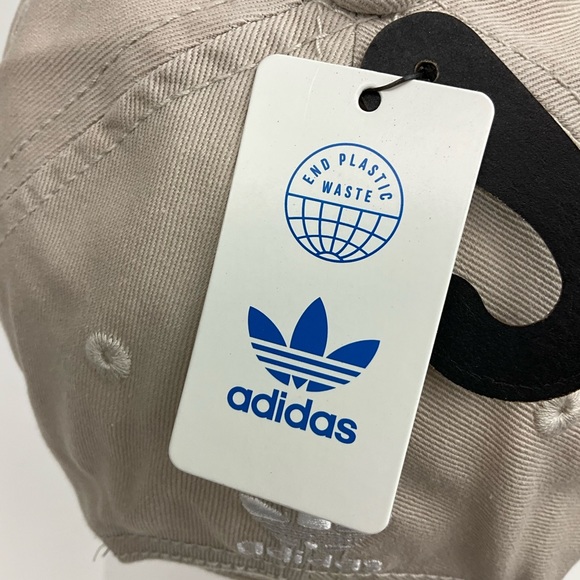 Adidas Women’s Strapback Khaki White Hat New With Tags - Picture 5 of 9
